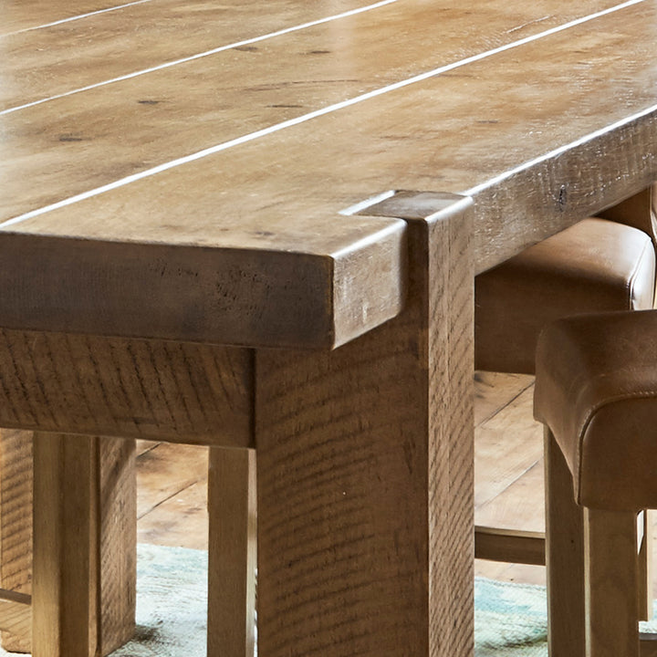 Solid Wood Beam Table