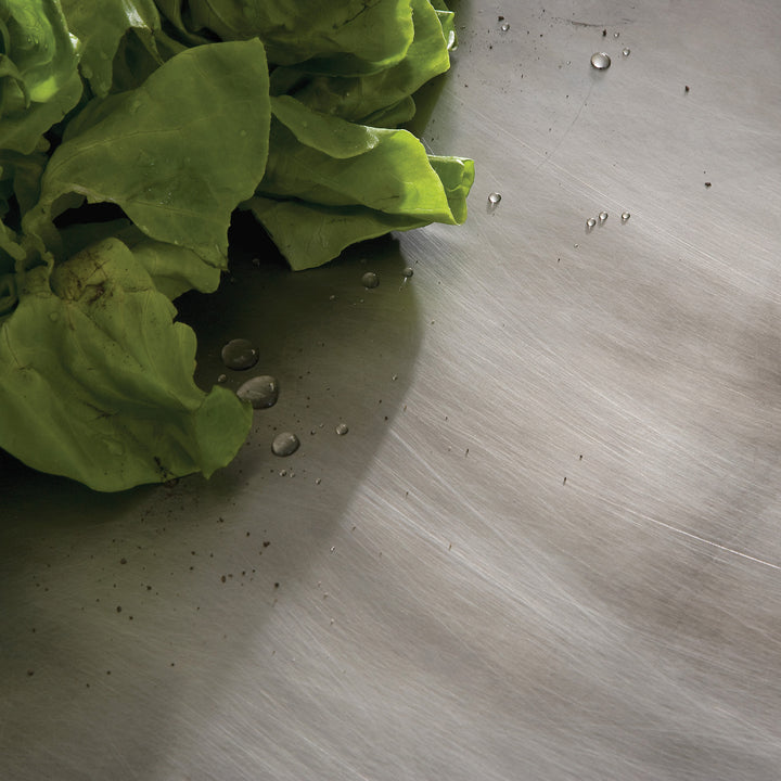 Zinc and Oak Dining Table