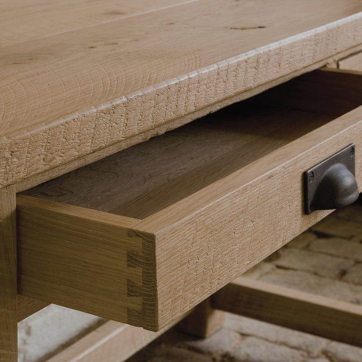 Solid Oak Hallway Console Table