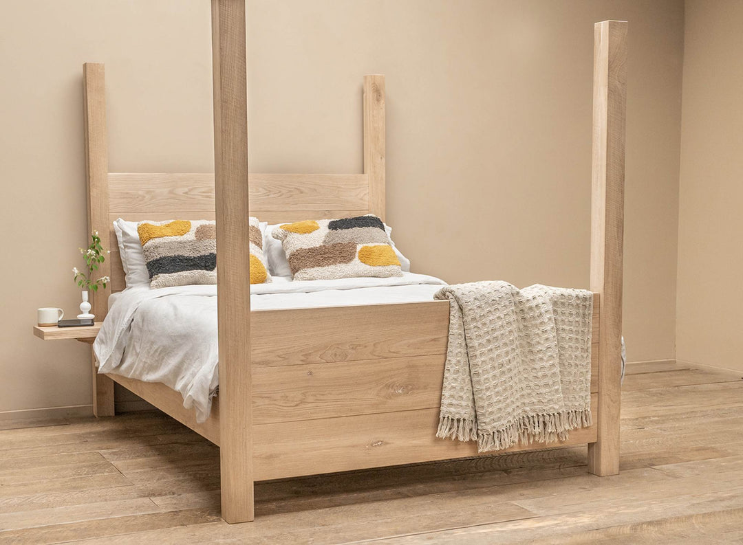 solid wood bed frame