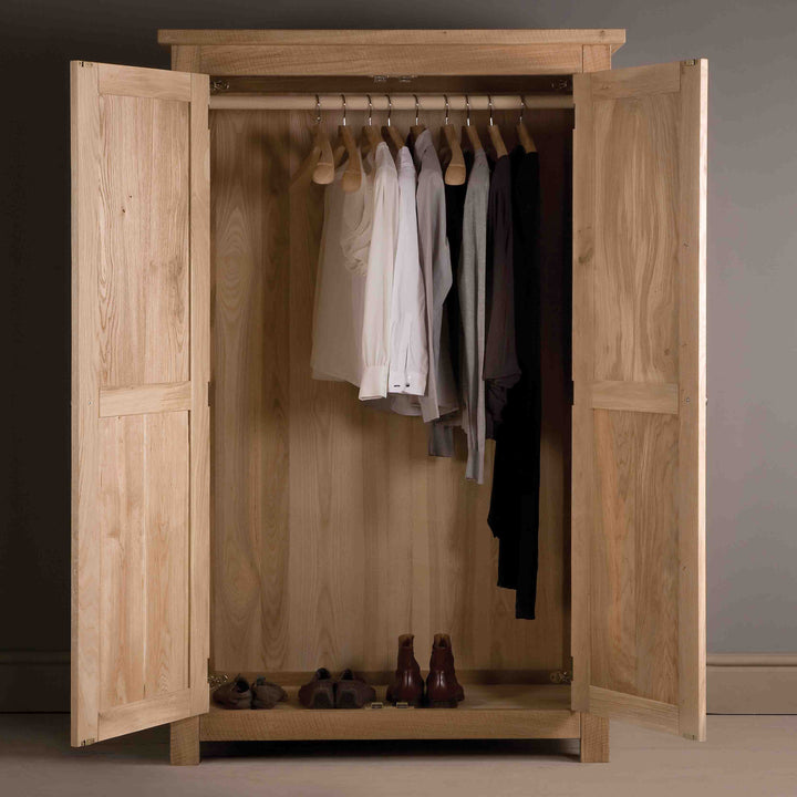 Oak Full Hanging Wardrobe
