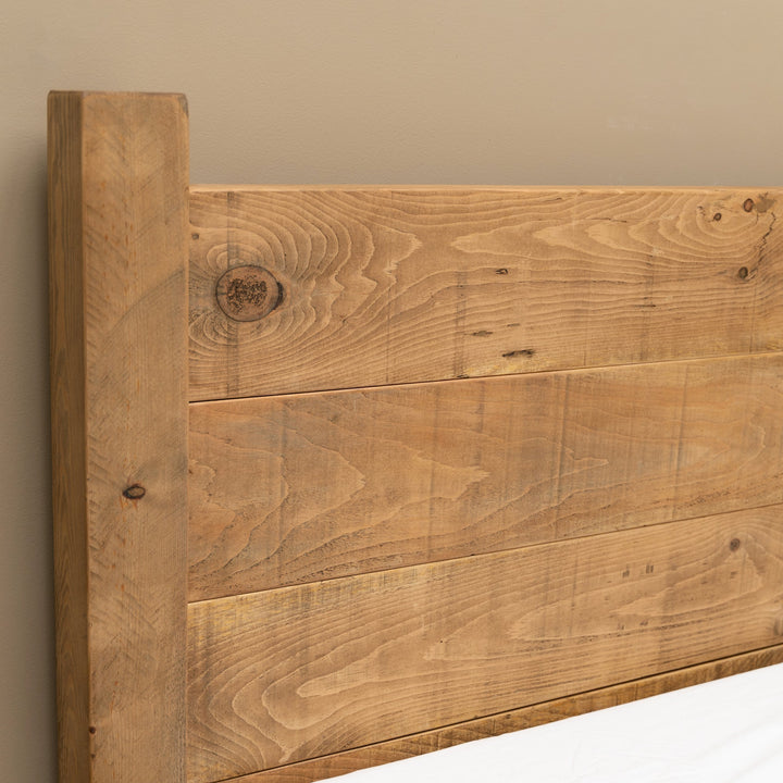 Solid Wood Bed Low Footend