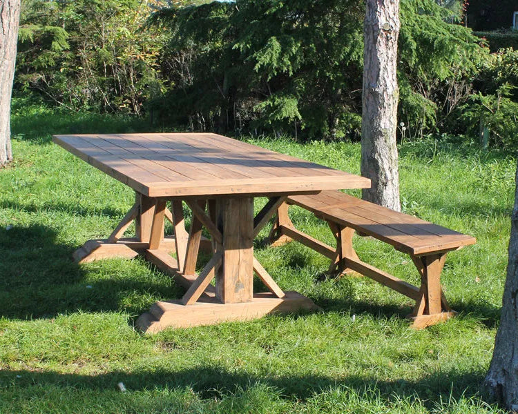 Teak Outdoor Table and Benches