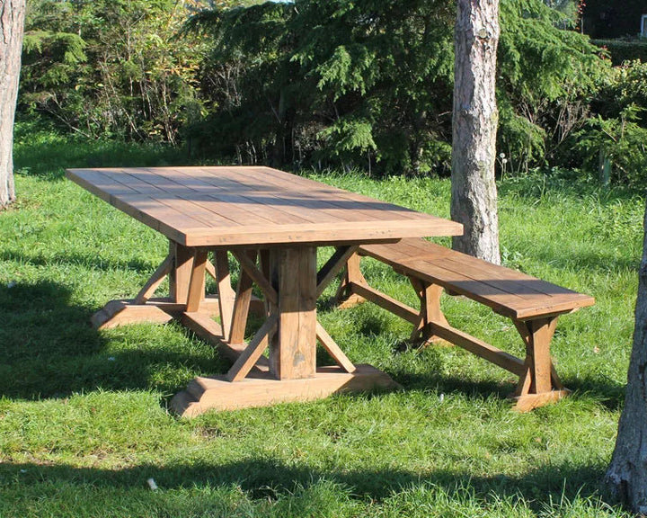 Teak Outdoor Table and Benches