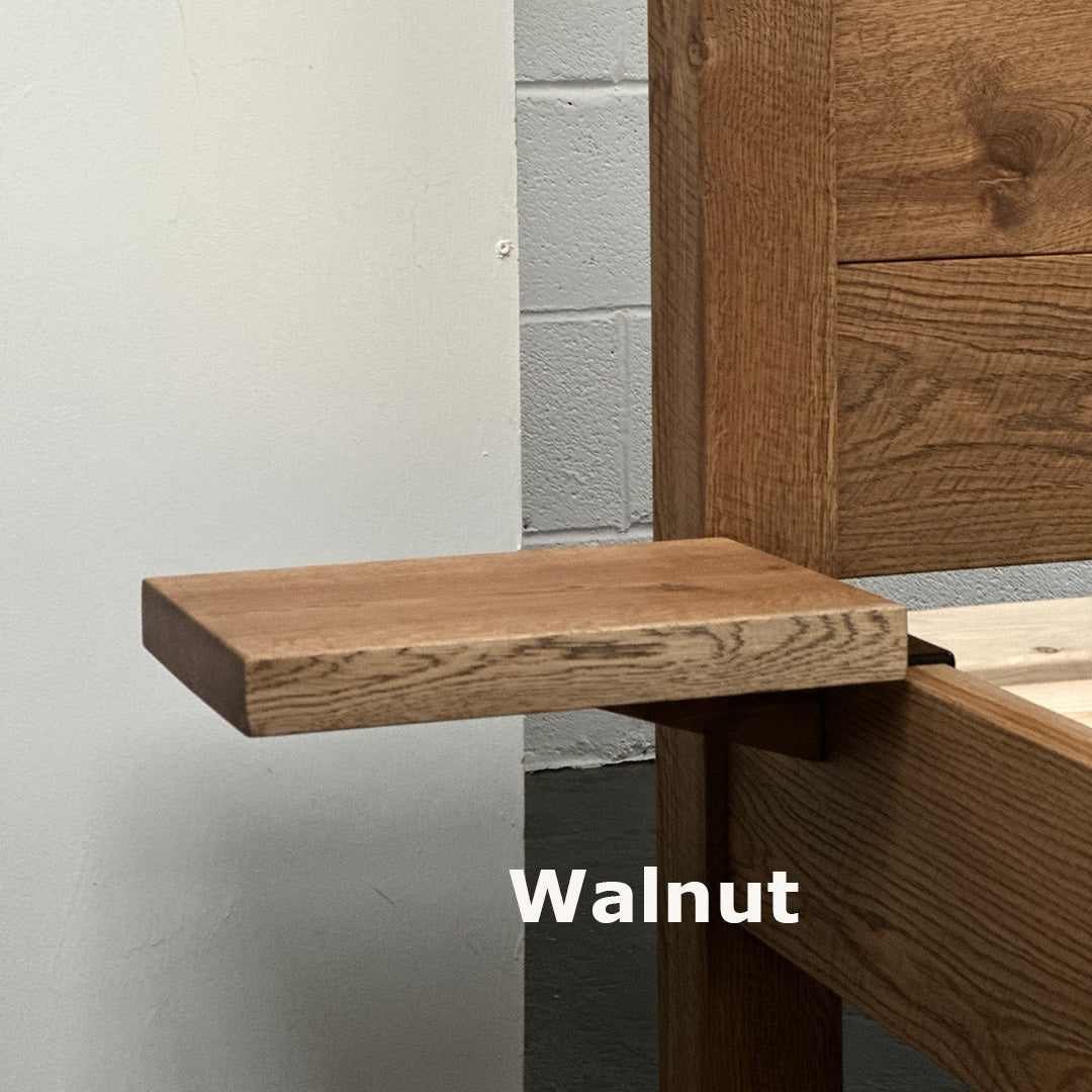 Solid Oak Bedside Shelf