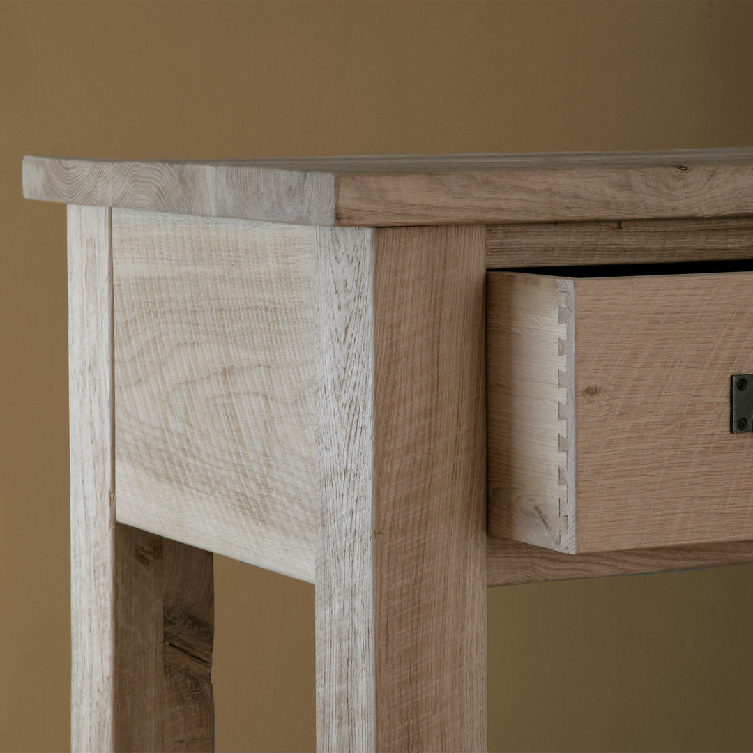 Solid Oak Console Table