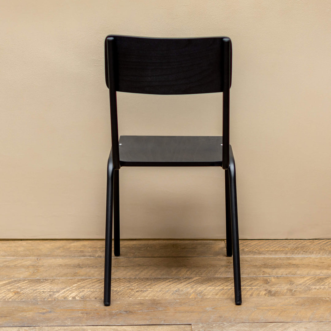 Black School Dining Chair