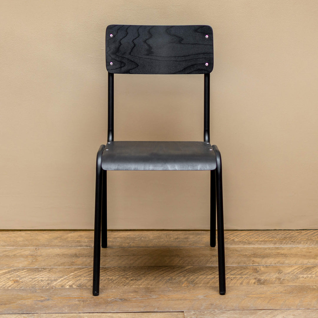 Black School Dining Chair