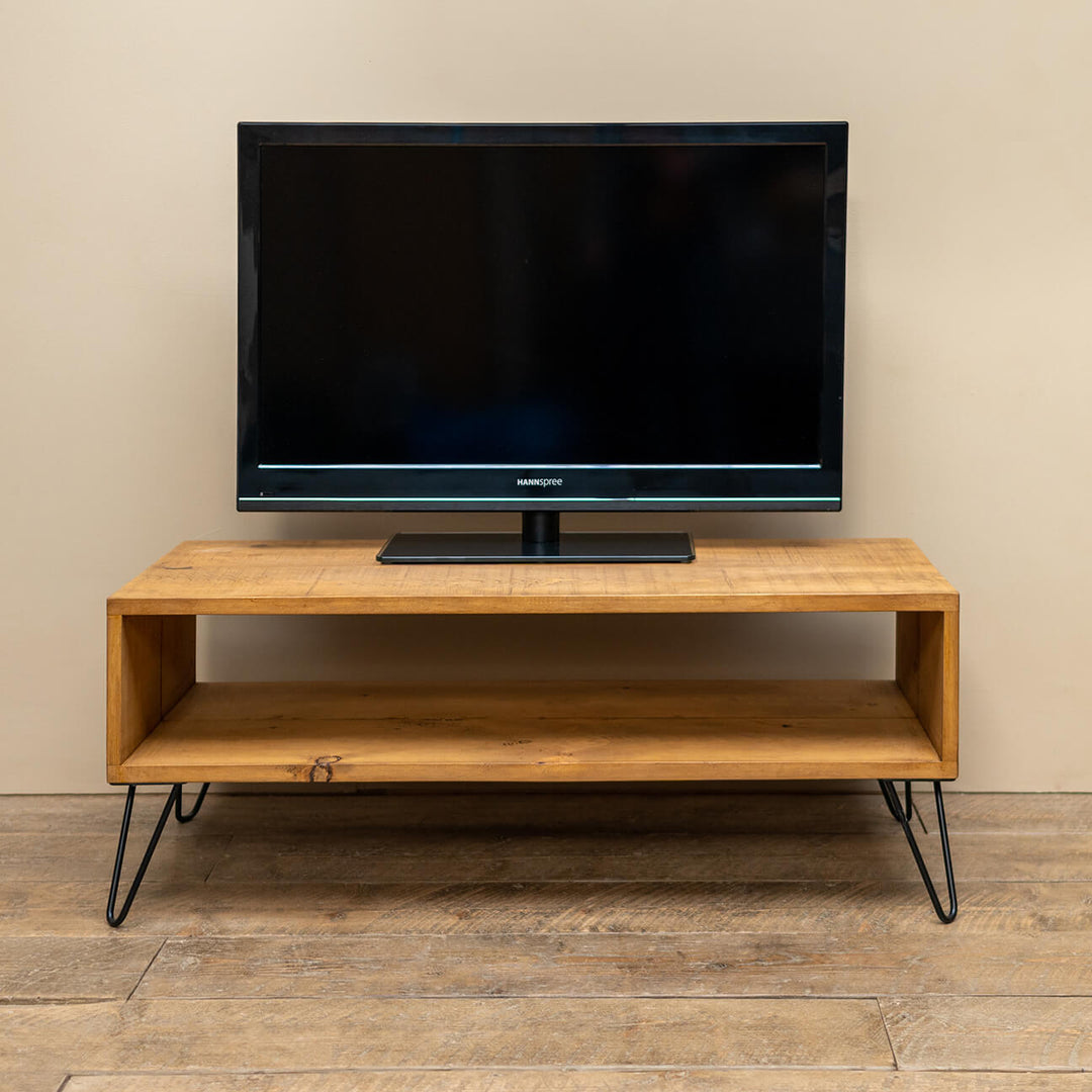 Rustic Wood TV Stand and Media Unit