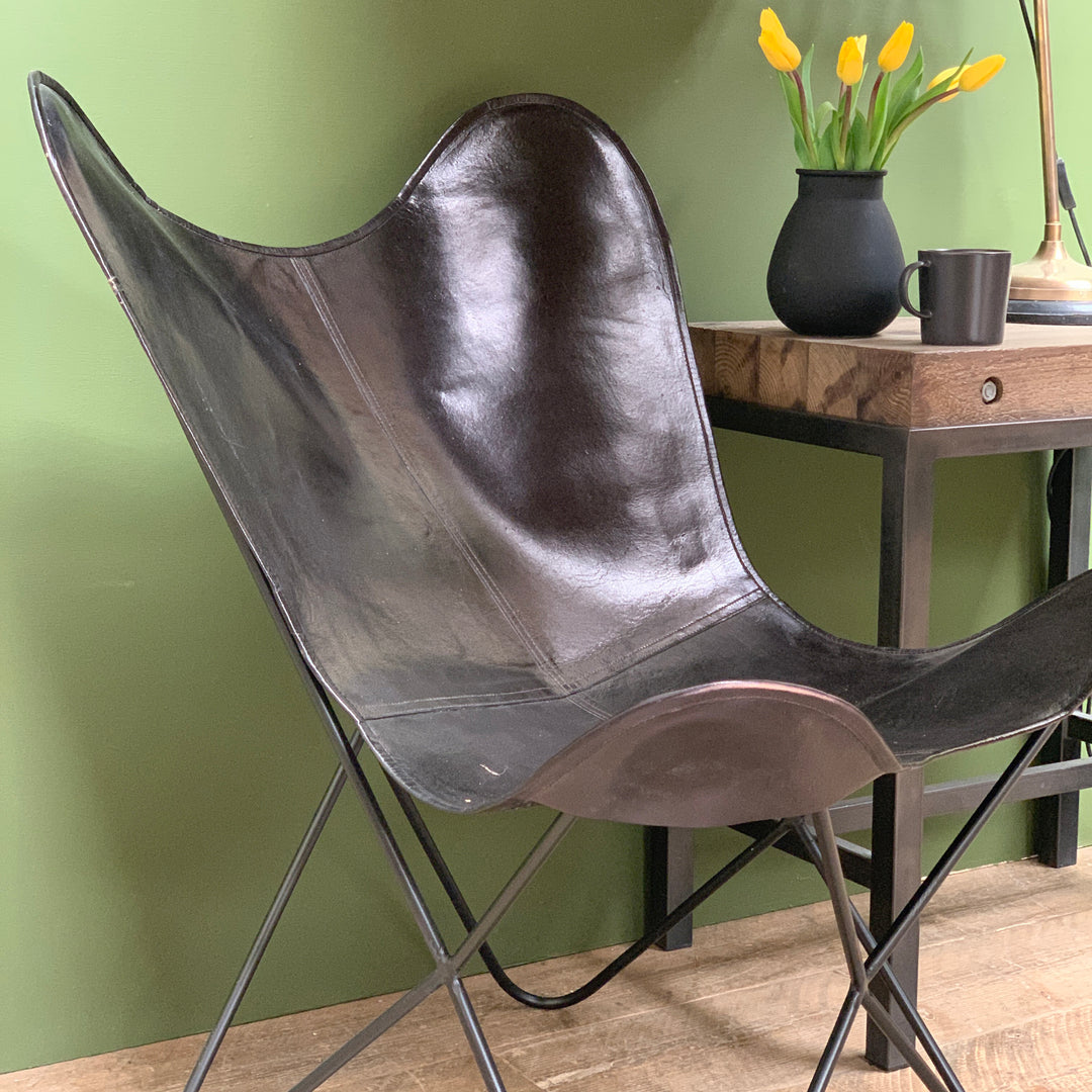 Leather Butterfly Chair